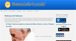 Desktop Screenshot of feycaridad.com